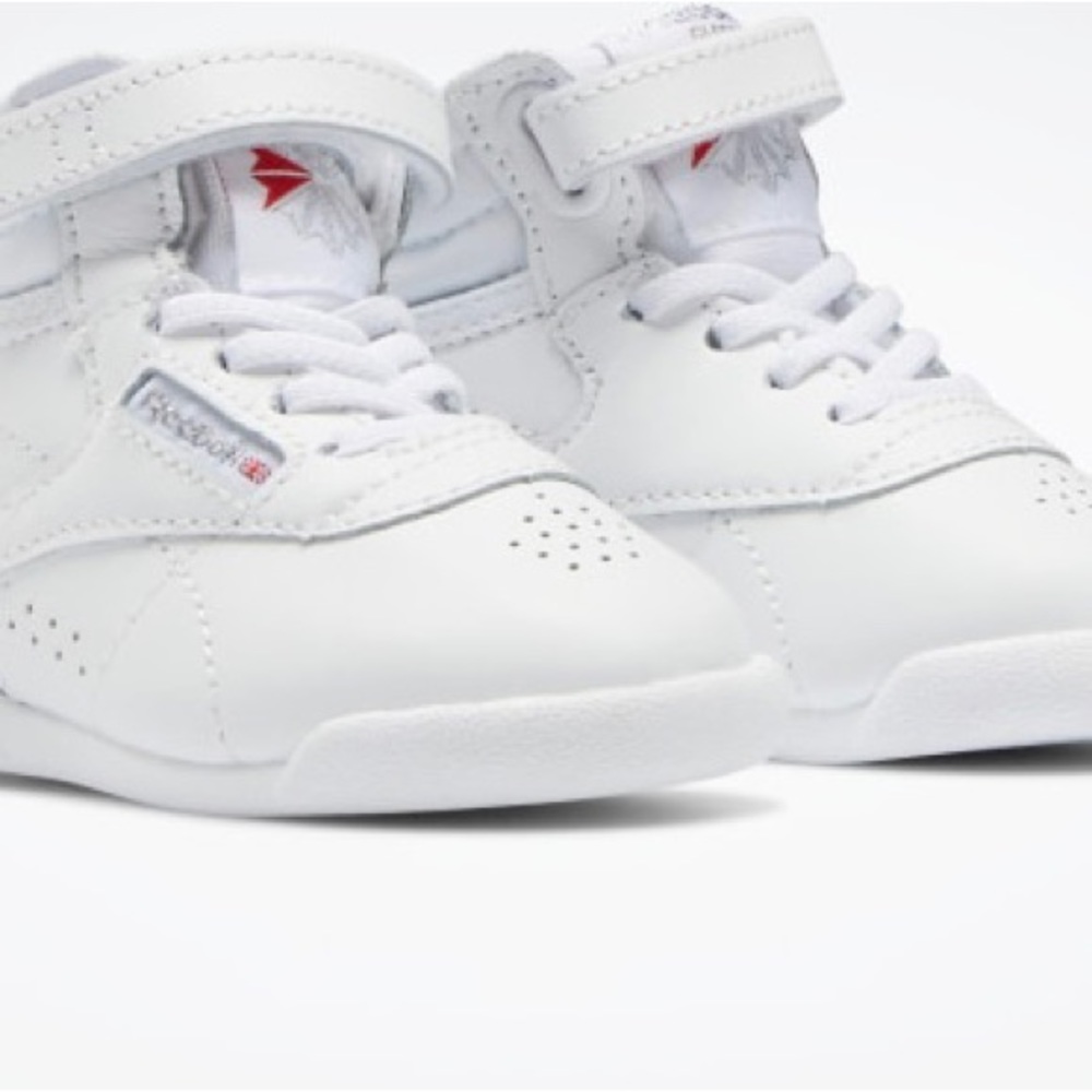 Reebok Classic High Top White Leather Toddler Size 5
